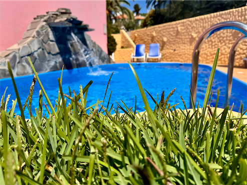 Pool and gardens at Falesia Gardens